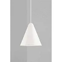 Pendant luminaire NONO 23,5, E27, white