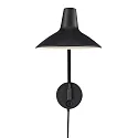 Wandleuchte DARCI, E14, IP20, schwenk-/drehbar, schwarz