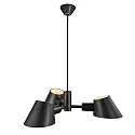 design for the people by Nordlux Pendant luminaire STAY, 3 flames, E27, black
