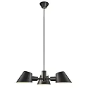 design for the people by Nordlux Pendant luminaire STAY, 3 flames, E27, black