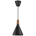 design for the people by Nordlux Pendelleuchte NORI 18, E27, schwarz