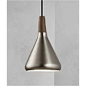 Pendant luminaire NORI 18, E27, brushed steel