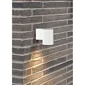 Outdoor Wall luminaire TIN MAXI, GU10, IP54, white