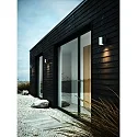 Nordlux outdoor wall luminaire TIN MAXI GU10 IP54, mat, galvanised 