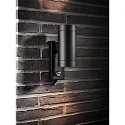 Nordlux Außenwandleuchte TIN MAXI SENSOR, IP54, Up/Down, mit PIR-Sensor, 2x GU10 max. 35W, Schwarz