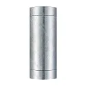 Nordlux outdoor wall luminaire TIN MAXI DOUBLE GU10 IP54, mat, galvanised 