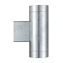 Nordlux outdoor wall luminaire TIN MAXI DOUBLE GU10 IP54, mat, galvanised 
