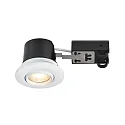 Nordlux downlight UMBERTO GU10 IP44, white matt dimmable