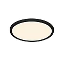 LED Bad-Deckenleuchte OJA 29 CCT, IP54, 15W 3000/4000K (DIP) 1700lm 120°, schwarz