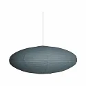 Nordlux Leuchtenschirm für  Pendelleuchte VILLO, Ø60 x H25cm, Reispapier, blau 
