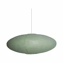 Leuchtenschirm für  Pendelleuchte VILLO, Ø60 x H25cm, Reispapier, grün