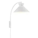 wall luminaire DIAL E27 IP20, white 