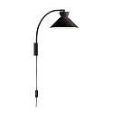 Nordlux Wandleuchte DIAL, E27, IP20, schwarz