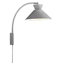 Nordlux wall luminaire DIAL E27 IP20, grey 