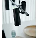 pendant luminaire ALANIS 4 flames GU10 IP20, black 