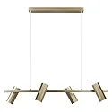 Nordlux pendant luminaire ALANIS 4 flames GU10 IP20, matt, brass 
