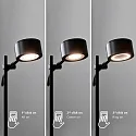 Nordlux LED Pendelleuchte CLYDE, IP20, 4W 2700K 350lm 120°, 3-Step MOODMAKER Dimmung, schwarz