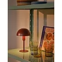 Nordlux table lamp ELLEN MINI half round, with switch, with lamp socket E14 IP20, mat, bordeaux 