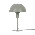 table lamp ELLEN MINI half round, with switch, with lamp socket E14 IP20, green, mat 