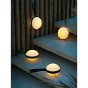 Nordlux LED-Design-Akkuleuchte BRING TO-GO 12, IP54, 1W 2700K 70lm, dimmbar 100% / 30%, Recycling-Kunststoff, schwarz / weiß