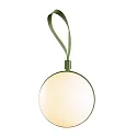 LED-Design-Akkuleuchte BRING TO-GO 12, IP54, 1W 2700K 70lm, dimmbar 100% / 30%, Recycling-Kunststoff, grün / weiß