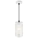 outdoor pendant luminaire COUPAR with diffuser E27 IP33, white matt dimmable