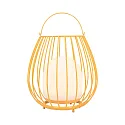 Nordlux Outdoor LED-Akku-Leuchte JIM TO-GO , IP54, Gitter-Schirm, 3W 2700K 300lm, 3-stufige MoodmakerTM Dimmung, USB, orange / opal