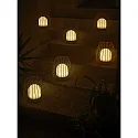 Nordlux Outdoor LED-Akku-Leuchte JIM TO-GO , IP54, Gitter-Schirm, 3W 2700K 300lm, 3-stufige MoodmakerTM Dimmung, USB, orange / opal