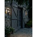 Nordlux outdoor wall luminaire GRIFFIN E27 IP44, smoky colour 