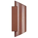 Nordlux Außenwand-Strahler NICO ROUND 22, zylindrisch, IP54, Up/Down, 2x GU10, Aluminium / Glas, rost