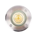 Nordlux Bodeneinbauleuchte ANDOR ROUND, GU10, IP67, Edelstahl