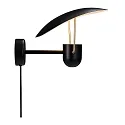 Wandleuchte FABIOLA, GU10, IP20, schwarz
