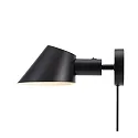 wall luminaire STAY SHORT E27 IP20, black 