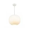 pendant luminaire NAVONE 30 E27 IP20, brushed brass, opal white 