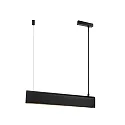 LED Pendelleuchte BEAU 50, 360°, S14S, 8W, 2700K, 750lm, IP20, dimmbar, schwarz