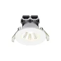 Nordlux LED Einbaustrahler FREMONT, 3er Set, 36°, 4,5W, 2700K, 345lm, IP65, dimmmbar, weiß