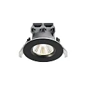 Nordlux LED Einbaustrahler FREMONT, 3er Set, 36°, 4,5W, 2700K, 345lm, IP65, dimmmbar, schwarz