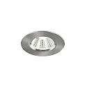 Nordlux LED Einbaustrahler FREMONT, 3er Set, 36°, 4,5W, 4000K, 380lm, IP65, dimmmbar, Stahl gebürstet