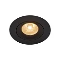 downlight ALIKI IP44, black matt dimmable