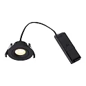 LED Einbaustrahler ALIKI, 38°, 8W, 2700K, IP44, dimmmbar, schwarz