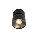 ceiling luminaire PITCHER GU10 IP20, black dimmable