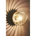 Nordlux wall luminaire CHISELL E14 IP20, clear, mat, brass 