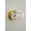 Nordlux wall luminaire CHISELL E14 IP20, clear, mat, brass 