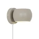 Nordlux wall luminaire BELIR G9 IP20, brown, mat 