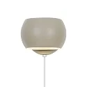 Nordlux wall luminaire BELIR G9 IP20, brown, mat 