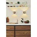 Nordlux wall luminaire BELIR G9 IP20, brown, mat 