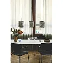 Nordlux Pendelleuchte CARDINE, 3-flammig, E27, IP20, dimmmbar, weiß