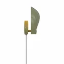Nordlux wall luminaire KONCHI with switch, with lamp socket E14 IP20, green, mat 