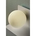 Nordlux Wandleuchte LILIBETH, IP20, E14, mit Ablage, Kugel-Diffusor opal, abnehmbares Steckerkabel mit Schnurschalter, weiß