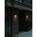Nordlux Außenwandleuchte KYKLOP CONE, Down, IP54 IK05, 1x GU10, konischer Schirm, Metall / Glas, rost